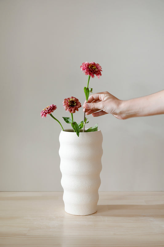 Sand Dune Tall Poppy Vase