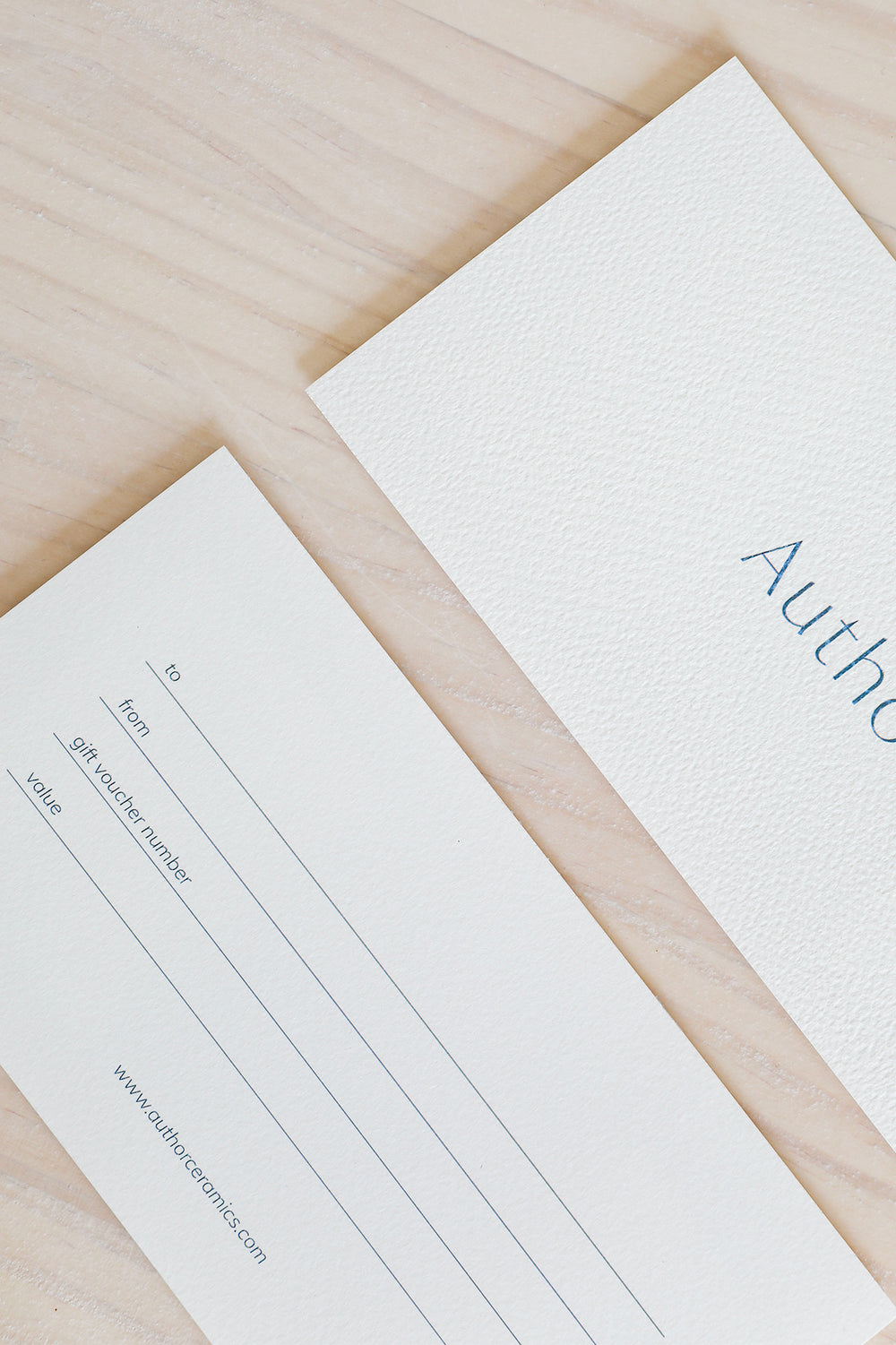 Author Ceramics Gift Voucher