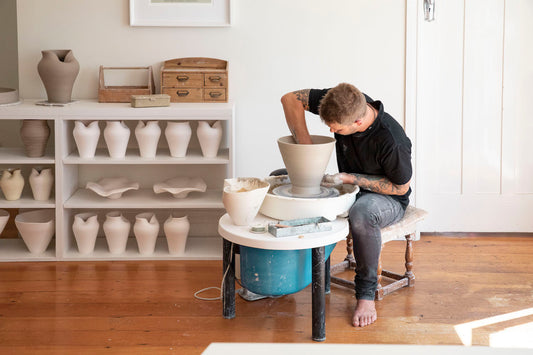 Master the Art of centering clay in a potters wheel with a step-by-step guide